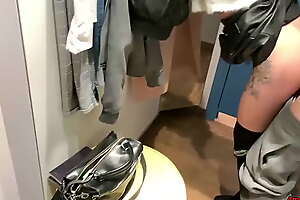 Fast Public Sex in someone's skin Fitting Room - Fucked until hardly any one Sees