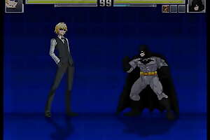 MUGEN Shizuo vs Kuromaru/Nightwing/Batman/Sieger (dominant vs victims)