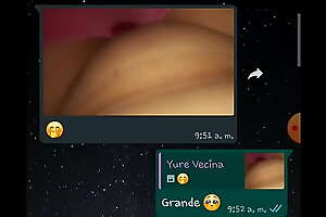 Vecina virgen, vagina blanca   atrapada en sexting por whatsapp, pack disponible via paypal