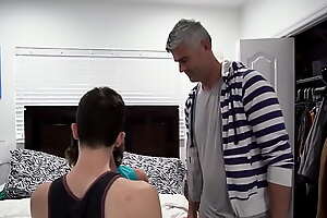 Stepdaddy Joins Two Young Gay Lovers  - Landon Matthews, Alex Meyer and Governor Oaks - Family Dick