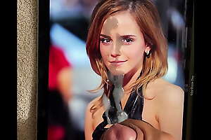 Cum Tribute Emma Watson with heavy load