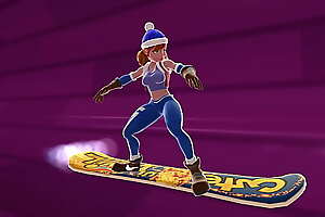 Sexy thick plunder skateboarder snowboader videogame preview