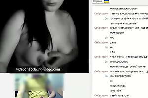I masturbate for a girl with big breasts in chit-chat roulette