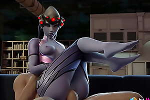 Widowmaker's Anal Prizefight (3d animation hentai everywhere sounds with an increment of  voice) Overwatch, ass fuck, big dig up