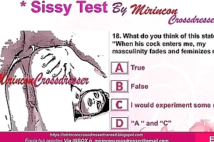 "_Sissy Test"_ unconnected with Mirincon Crossdresser