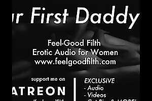 DDLG Roleplay: Rough Sex relative to your new Daddy Dom (Erotic Audio be fitting of Women)