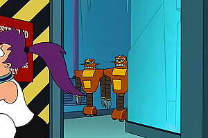 Futurama: el juego de Bender (aquí se besa la leela con la amy 7w7)  Pelicula 3