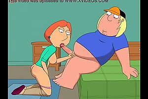 Lois giving Chris head