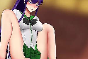 Highschool Be advisable for The Sex「Saeko Busujima」[Deityhelles] 4K Hentai On Patreon (2D Hentai)
