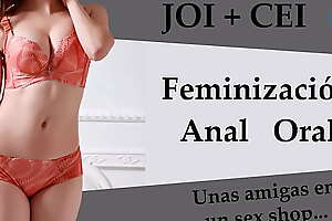 JOI con Feminización   CEI ANAL ORAL... ¡_De todo!