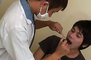 Sustenance Asian patient barebacked by doctor for cumshot