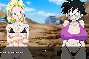Super Floosie Z Tournament [Hentai game] Ep.2 catfight everywhere videl chichi bulma and android 18