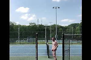 Illegality Naked On The Public Tennis Acreage Aug 2021