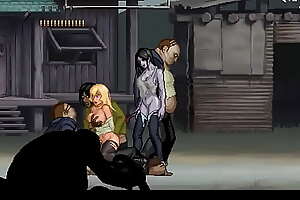 Pretty mart girl having dealings just about zombies bobtail in Parasite in City hentai act game experimental gameplay