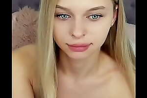 Stunning Blonde Teen showing body