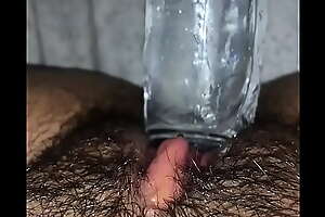 Hairy teen uses a dildo for the crafty discretion