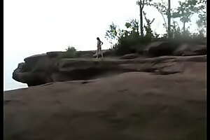 Naked hiking along the Point Trail in the Apostle Islands by Mark Heffron