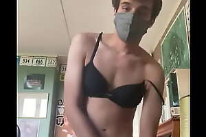 sissy boy in panties and bra