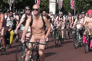 Naked Bike Ride 2011 Buckingham Palace