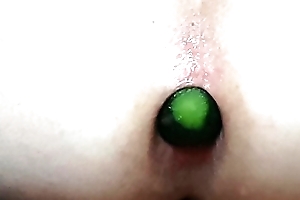 Carrying-on nearby all directions cucumber nearby my anal