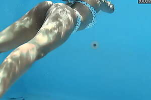 Irina Cage busty underwater babe