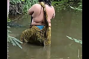 Bengali Aunty Caught Bathing Part (2)