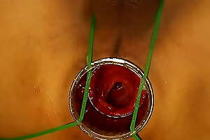 尻穴拡張家 アナルくぱぁではなく、結腸くぱぁ。結腸飛び出しながらディルド排出して、ぼっかり結腸にザーメンローションの糸引いてるの二次元エロ絵と完全に一致。Colon rose grow