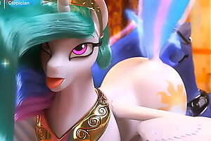 My Little Pony: Celestia and Luna in Love