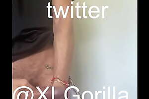 @XLGorilla Stroking XXL 10in uncut Big Dick Thick Hung Monster dick