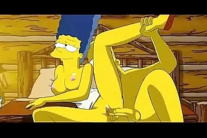 Simpsons sexual intercourse glaze instalment scene