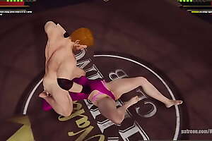 Preggy Peg VS Vilkor (Naked Fighter 3D)