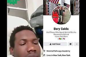 Here is the naked of Bary saidu which he masturbate with his penis
