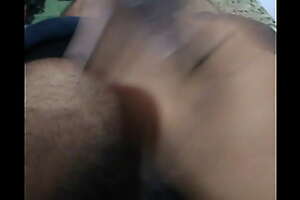 indian boy with brown thick dick jerking off
