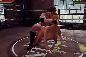 Lord Jerle VS Karen Krash (Naked Fighter 3D)