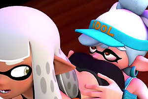 Splatoon White Inkling Widely applicable X Marie Ass Worship