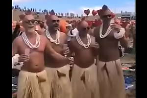 Calabar ladies at South African nude carnival
