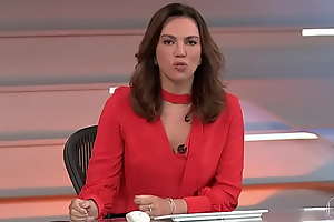 Ana Paula Araujo - Despondent e Gostosa de Vermelho - Bom Dia Brasil (30.04.21)