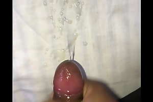 Young cock handjob with the addition of cumshot