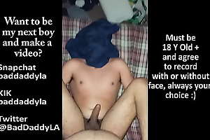 BadDaddyLA / Young 21 y old rebel sprog sneaks out to be in Daddy's bed. Daddy teaches him a naming and fills him up with oodles be fitting of cum