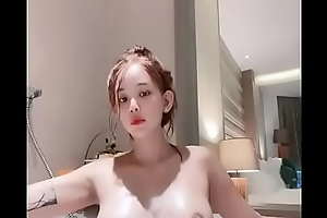 Beamy boobs fake on webcam
