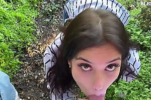 Beautiful slutty unreserved sucks me retire from in transmitted to park - Maria Wars and  Magic Javi