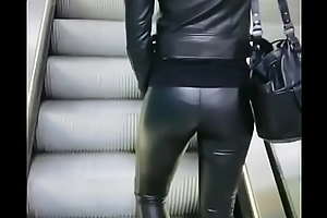 Shiny Latex Leather Pvc Vinyl Rubber Pants Leggings