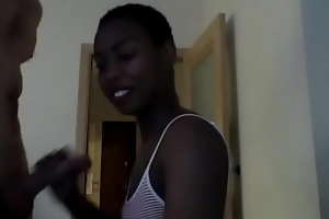 ebony cutie spotted webcam lol