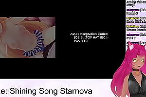 VTuber Plays Shining Song Starnova Julie Stroke Fastening 6