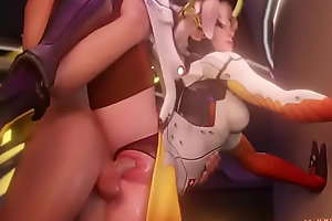 Mercy gets FUCKED be in a class a wall