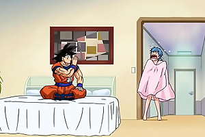 Goku Pega Bulma Saindo do Banho e o Corno do Vegeta Fica Bravo - Ghoulishness Shindig Z