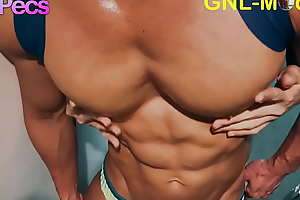 Handsome Athletica asian guy getting nipple played big pecs!