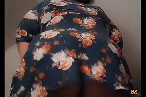 BBW's ass similarly from under her dress