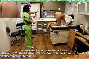 $CLOV - Nurse Lenna Lux Examines Standardize Patient Stefania Mafra While Doctor Tampa Watches By means of 1st Girlfriend of Student Clinical Rounds At GirlsGoneGyno.com