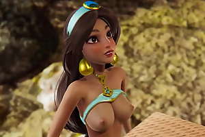 Disney Futa - Raya gets creampied by Jasmine - 3D Porn